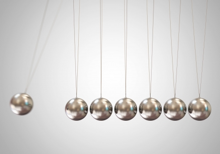 Balancing balls Newton s cradleの写真素材