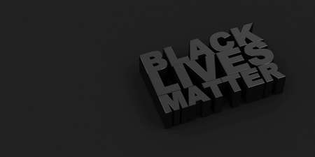 Black Friday 3D text on black background. 3D rendering illustration.の写真素材