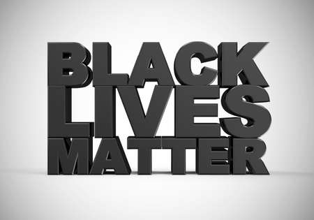 Black text on a white background. 3D Renderingの写真素材