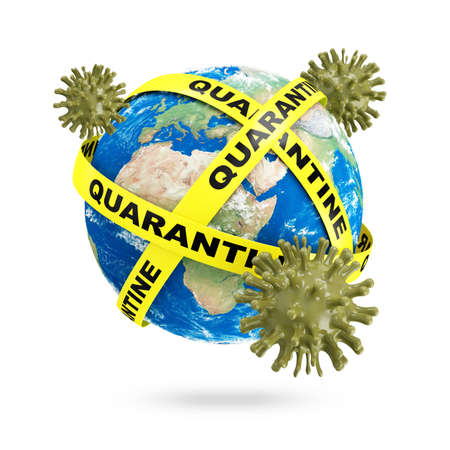 Coronavirus COVID-19 global pandemic worldwide outbreakの写真素材
