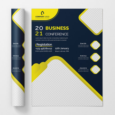 Creative flyer templateのイラスト素材