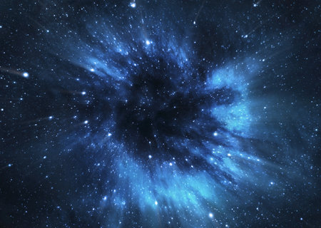 Black hole in space
