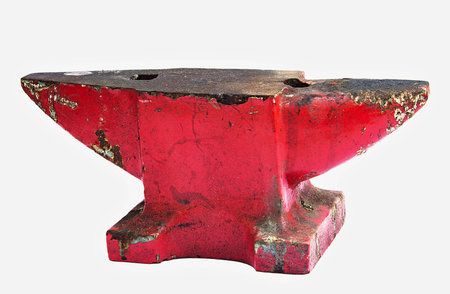 Isolated small anvilの写真素材