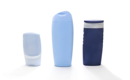 Set of cosmetic products on a white background.の写真素材