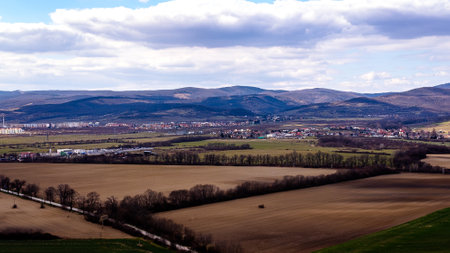 Panoramic view of the city of Bratislava, Slovakia