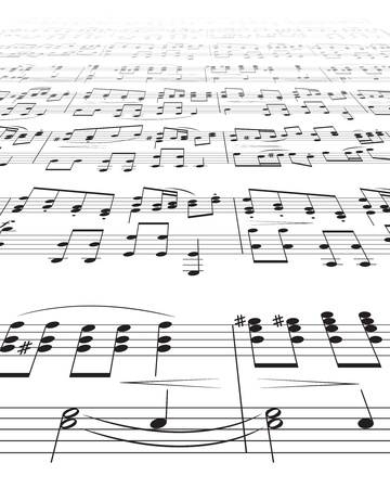 Music Notes Textureのイラスト素材