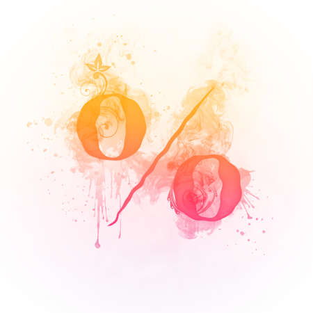 Fire Swirl Percentの写真素材