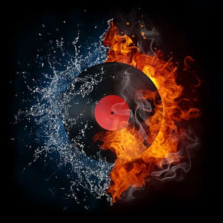 Recordの写真素材