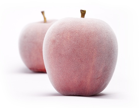 Frozen Applesの写真素材