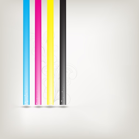 CMYK Printingのイラスト素材