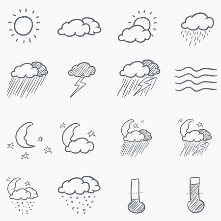 Sketch Icon Setのイラスト素材