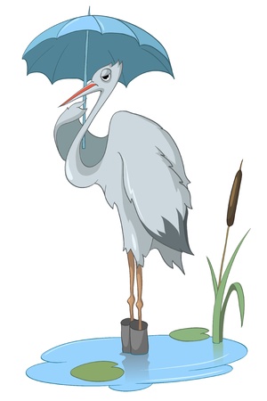 Cartoon Character Storkのイラスト素材