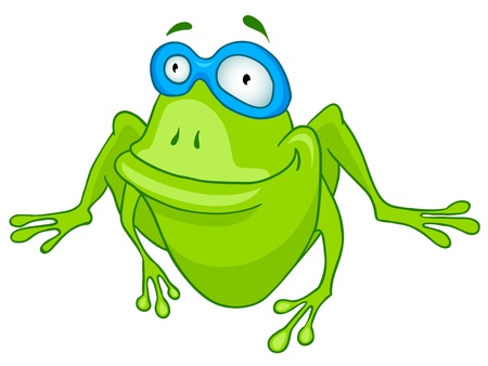 Cartoon Character Frogのイラスト素材