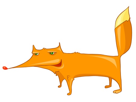 Cartoon Character Foxの写真素材