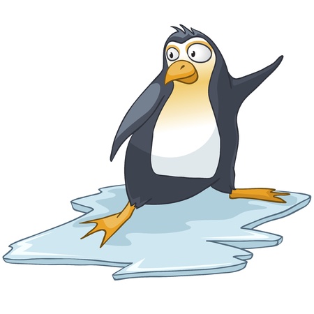 Cartoon Character Penguinのイラスト素材