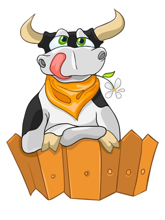 Cartoon Character Cowのイラスト素材