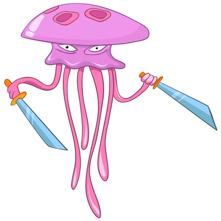 Cartoon Character Medusaのイラスト素材