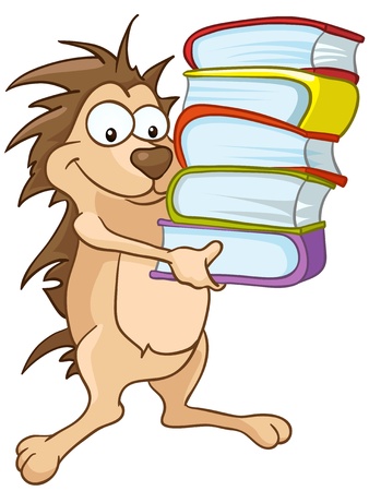 Cartoon Character Hedgehogのイラスト素材