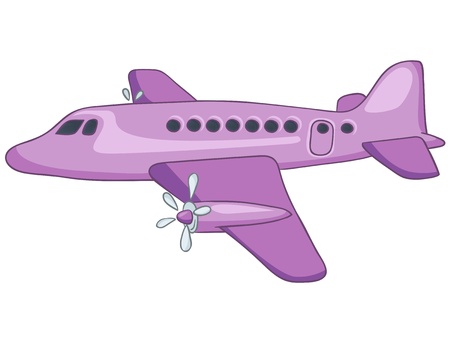 Cartoon Airplaneのイラスト素材