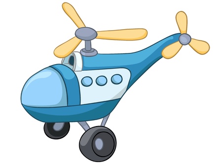 Cartoon Helicopterのイラスト素材