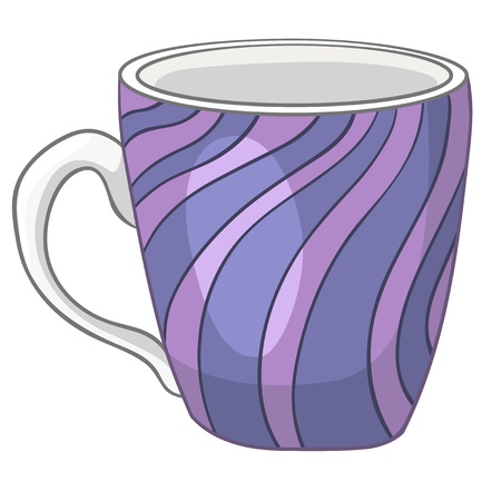 Cartoon Home Kitchen Cupのイラスト素材