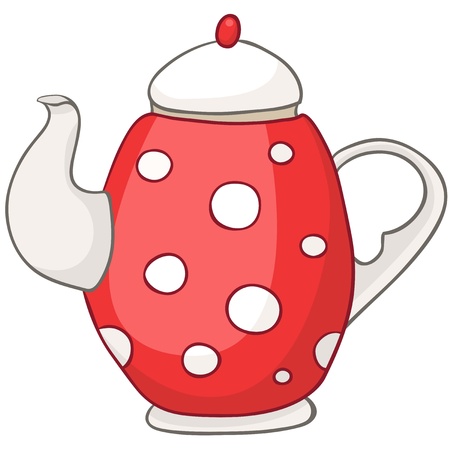 Cartoon Home Kitchen Kettleのイラスト素材