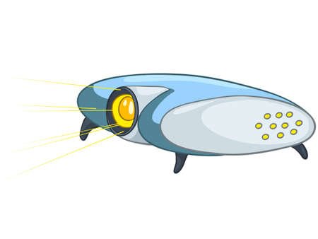 Cartoons Home Appliences Projectorのイラスト素材