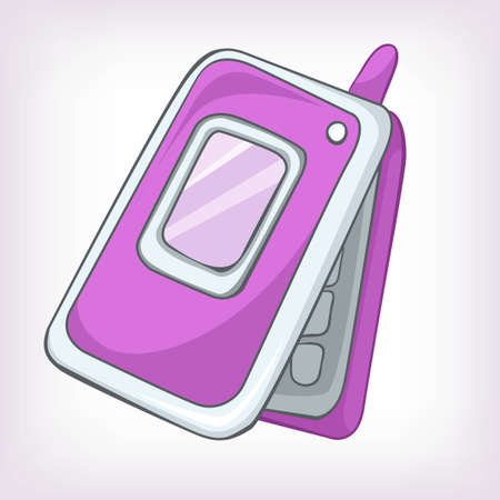 Cartoons Home Appliences Phoneのイラスト素材