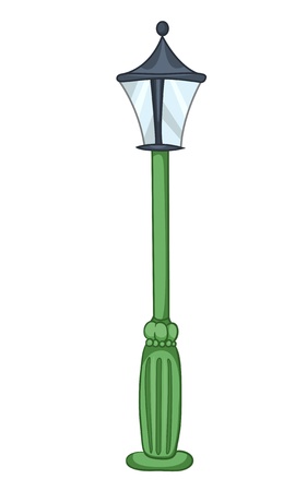Cartoon Home Lampのイラスト素材