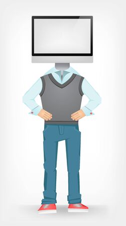 Computer Guyのイラスト素材