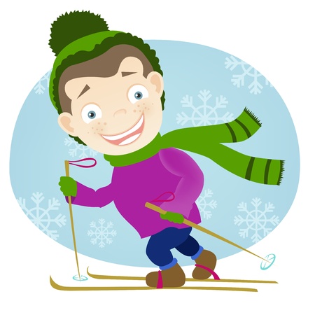 Cute Teenagerのイラスト素材