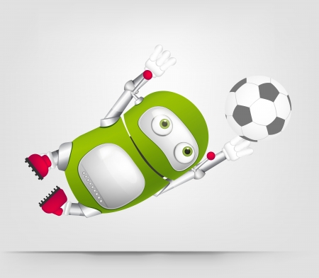 Cute Robotのイラスト素材