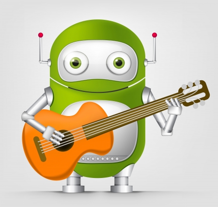 Cute Robotのイラスト素材