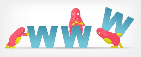 Funny Monster  Communication のイラスト素材