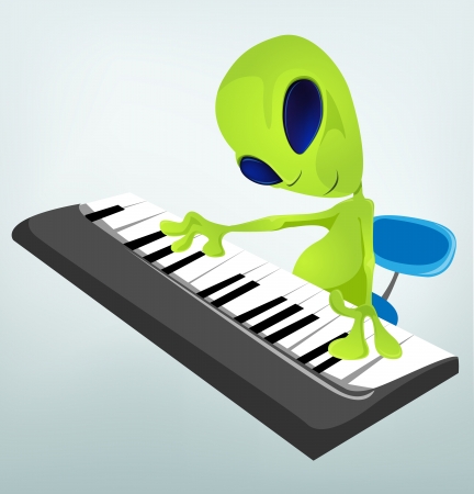 Cartoon_Character_ALIEN_066_CS5のイラスト素材