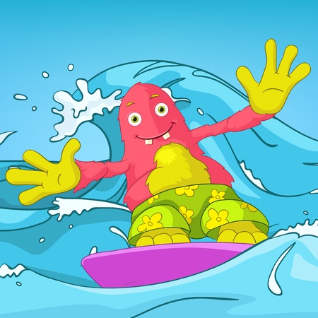 Funny Monster のイラスト素材