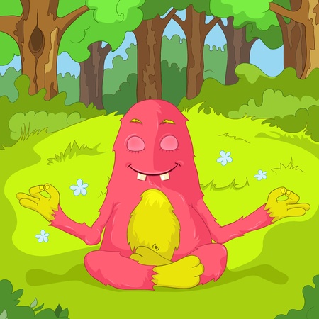 Funny Monster のイラスト素材