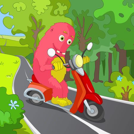 Funny Monster のイラスト素材