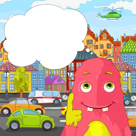 Funny Monster のイラスト素材