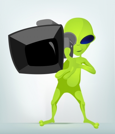 Funny Alienのイラスト素材