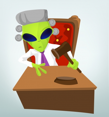 Funny Alienのイラスト素材