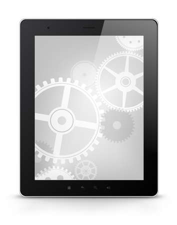 Digital Tablet Conceptのイラスト素材