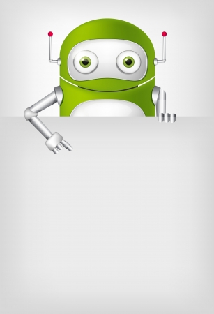 Green Robotのイラスト素材