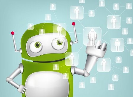 Green Robotのイラスト素材