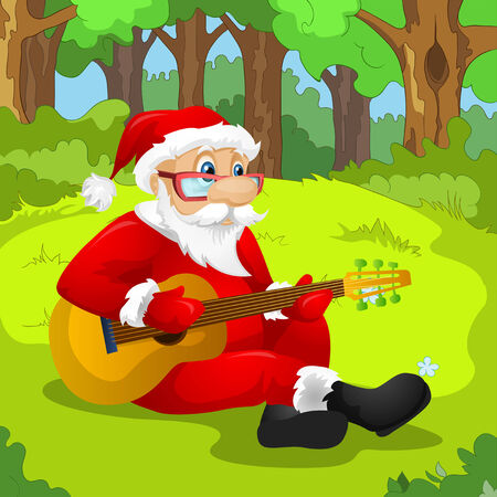 Cartoon Character Santa Claus. Vector EPS 10.の写真素材