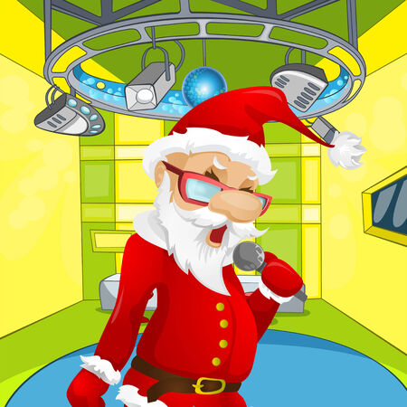 Cartoon Character Santa Claus. Vector EPS 10.の写真素材
