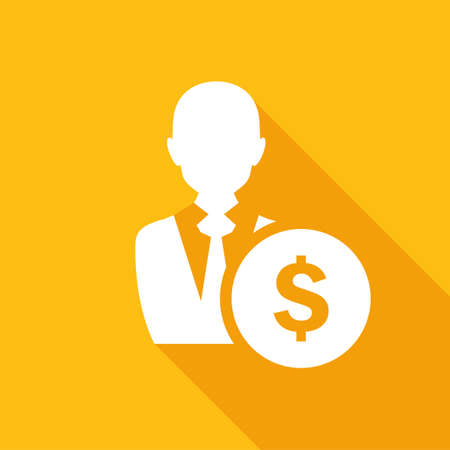 Flat Icon with shadow. Vector EPS 10.の写真素材