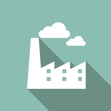 Ecology Flat Icon with shadow. Vector EPS 10.の写真素材