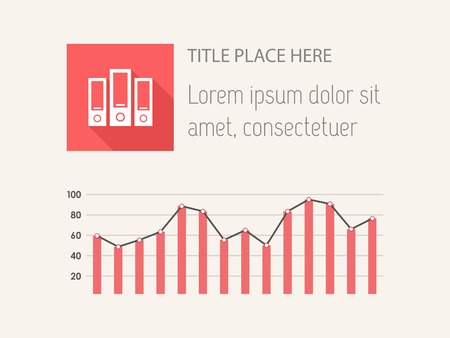 Flat Infographic Elements. Vector Illustration のイラスト素材