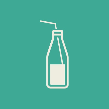 Drink Flat Icon. Vector EPS 10.のイラスト素材